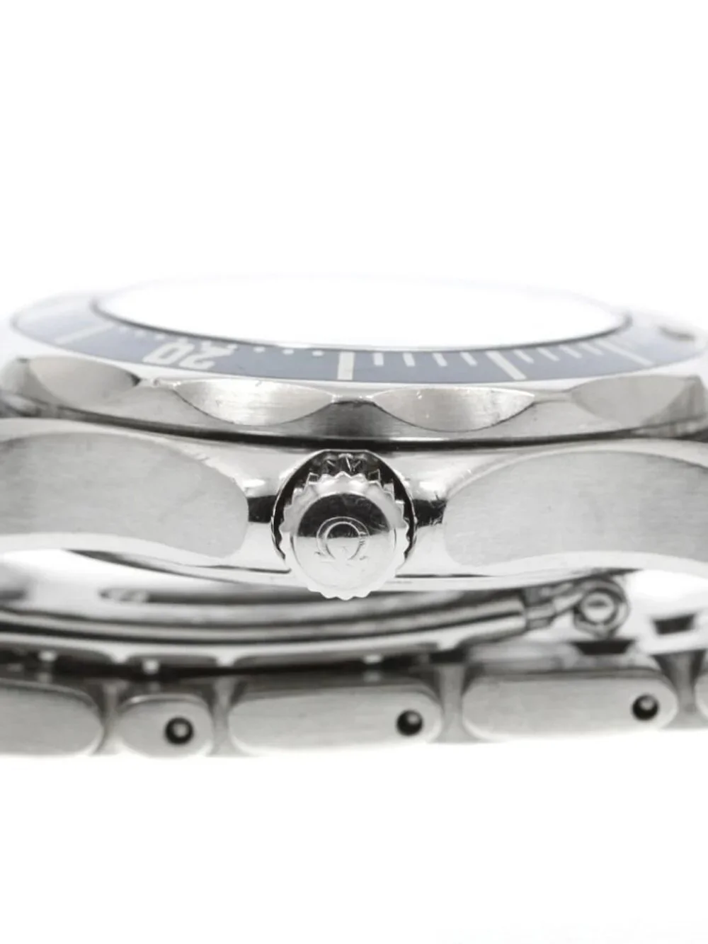 OMEGA Seamaster300 2583.80 Date Navy Dial Quartz Ladies Watch_965205